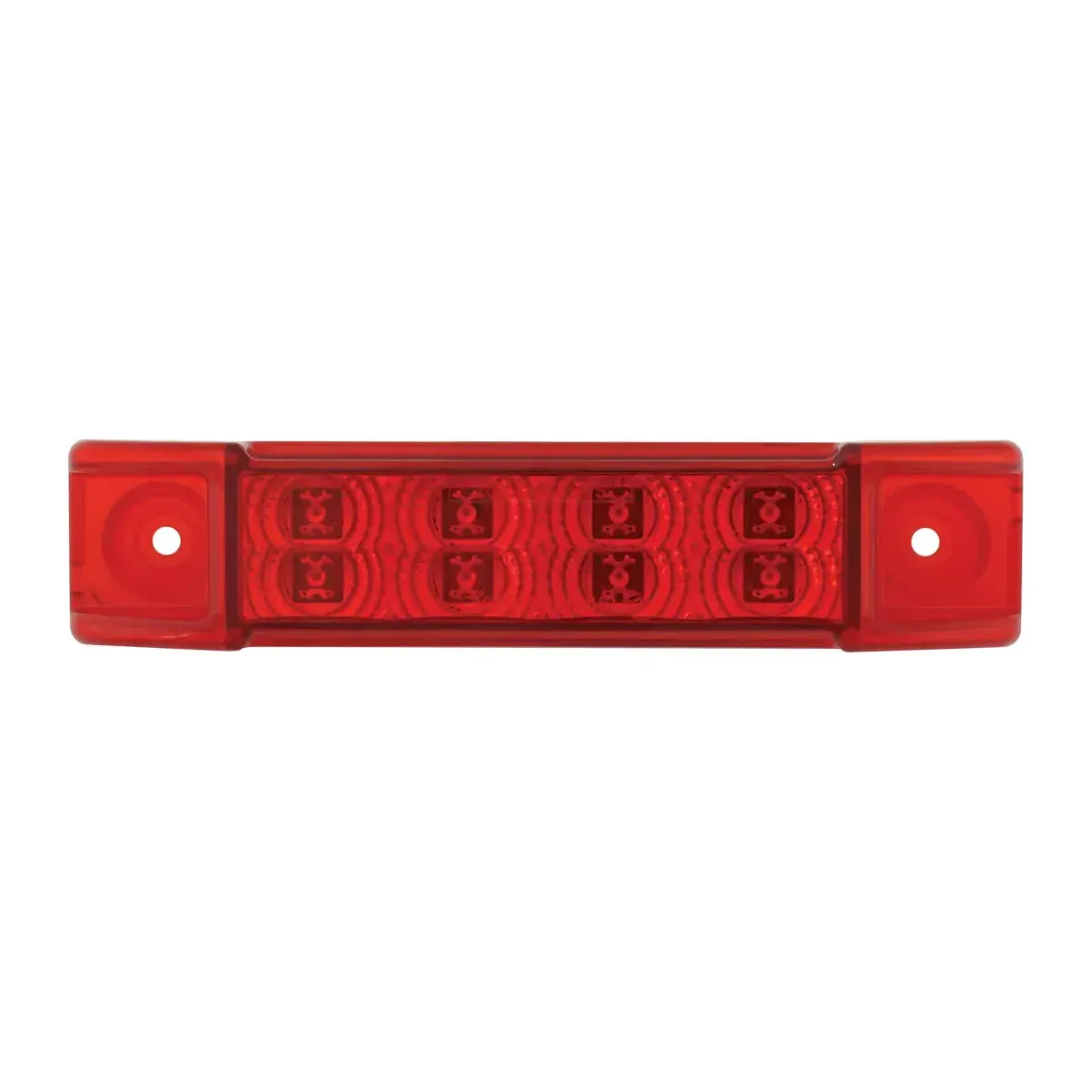 6"L RECT. SPYDER RED/RED 8-LED MARKER/CLEARANCE LIGHT