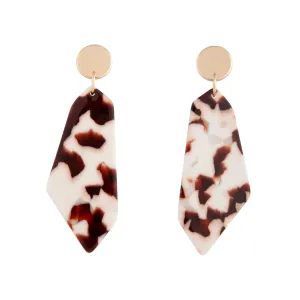 Acrylic Resin Shard Earring