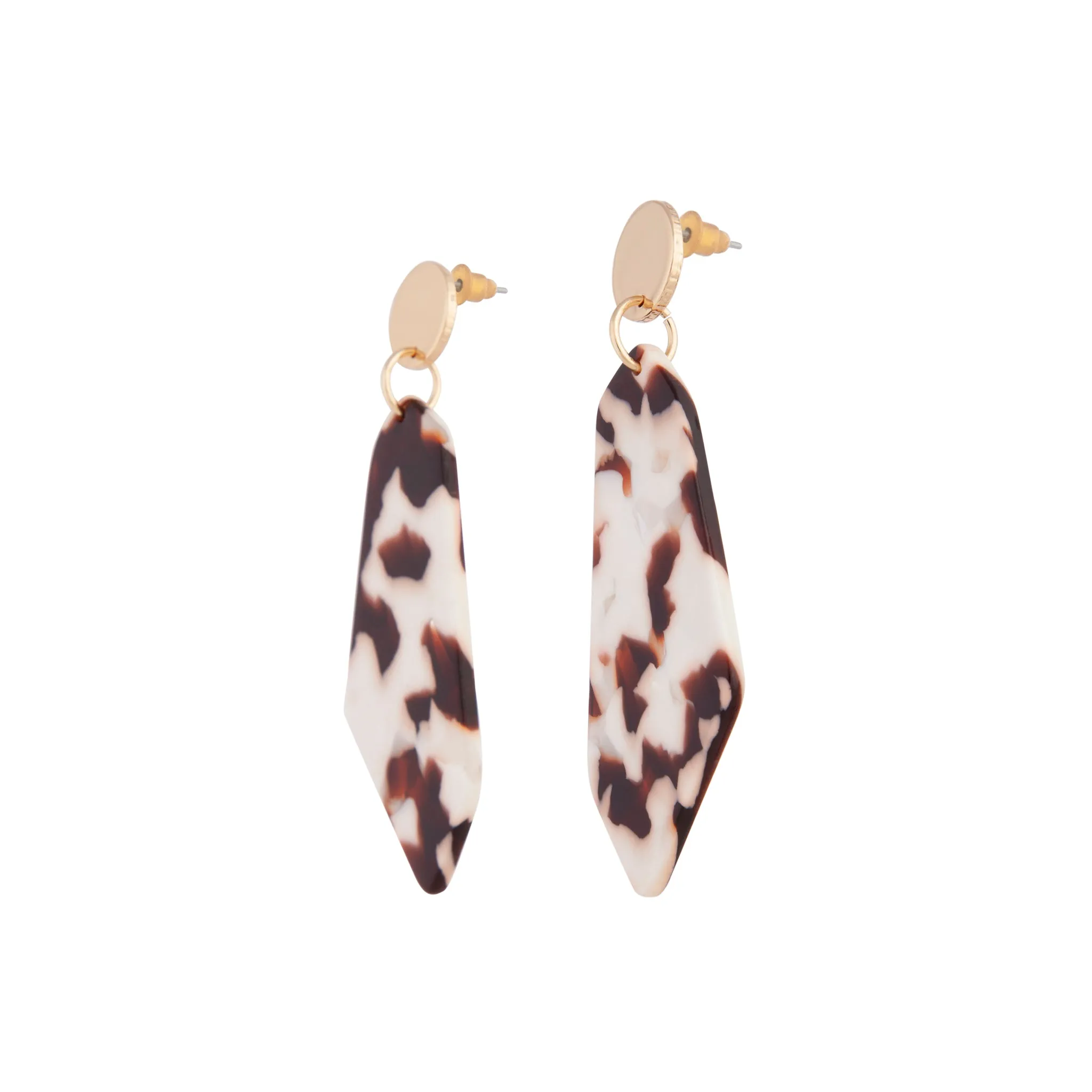 Acrylic Resin Shard Earring