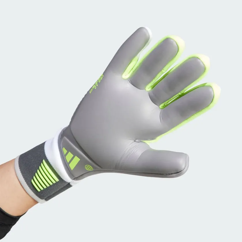 adidas Predator GL Pro Goalkeeper Gloves- White/Black/Lemon