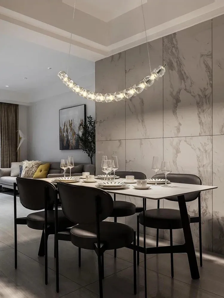 AKolia Bullet Necklace Dimmable LED Deco Ceiling Chandelier