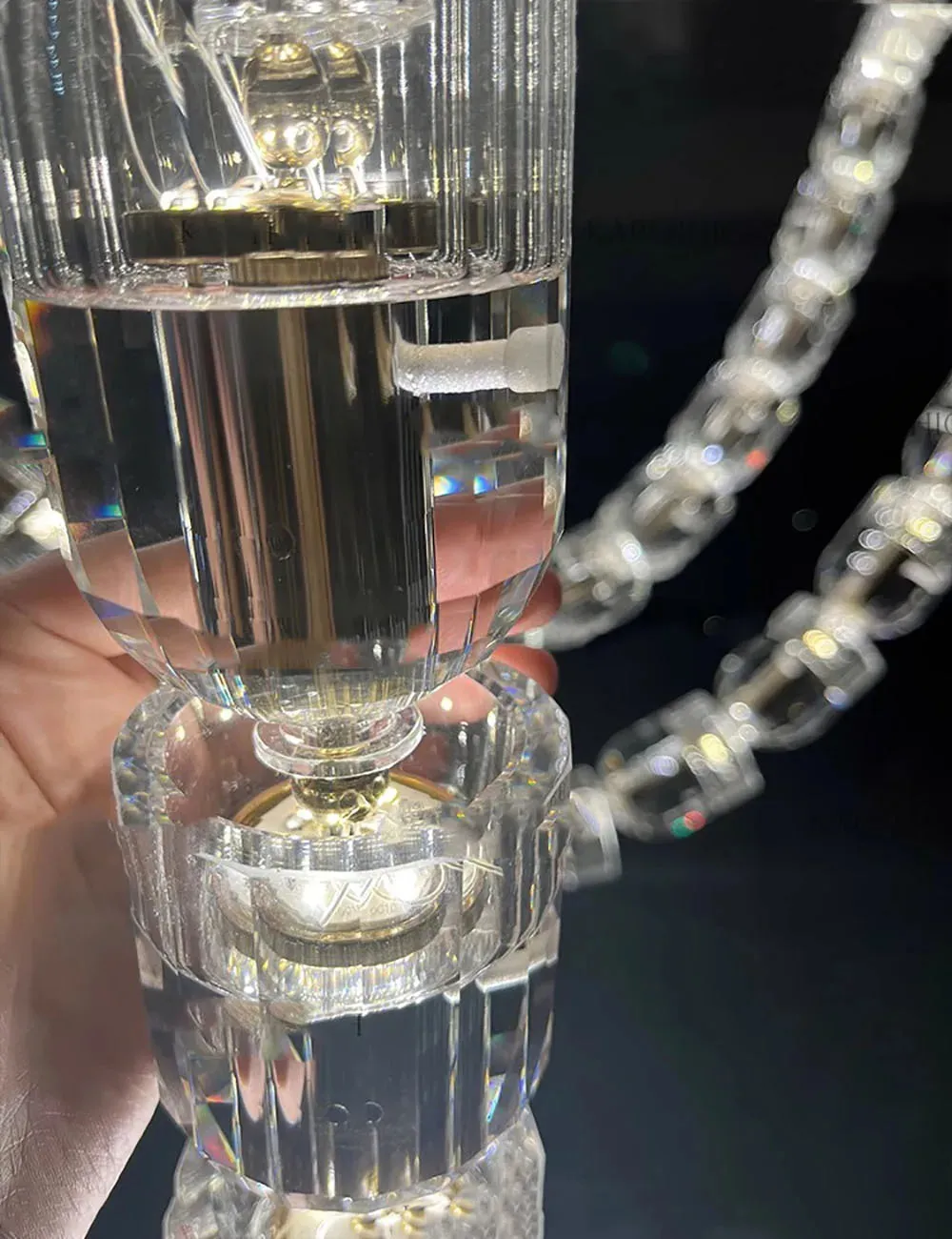 AKolia Bullet Necklace Dimmable LED Deco Ceiling Chandelier