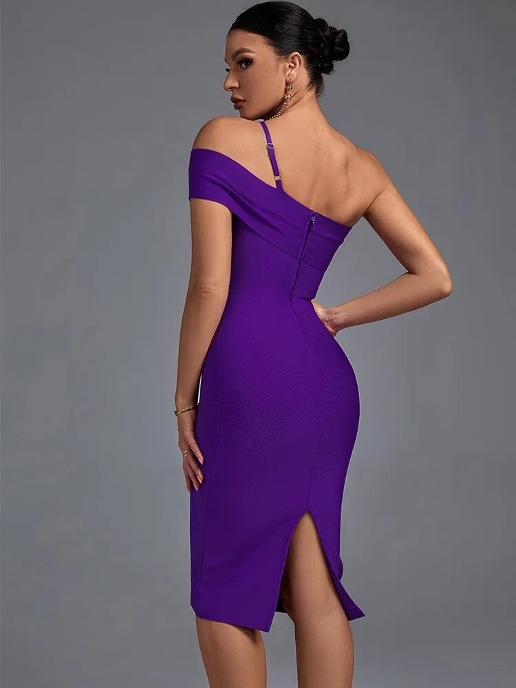 Amy Fashion - Bodycon Elegant Sexy Cut Out Evening Party Dress