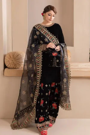Baroque Embroidered Velvet Collection UF-427