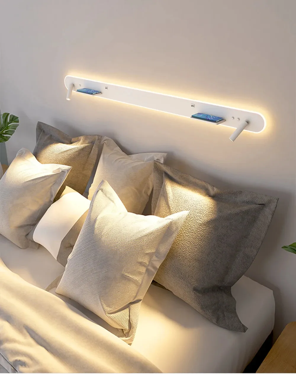 Barriva Wireless Charging   Reading Wall Lamp