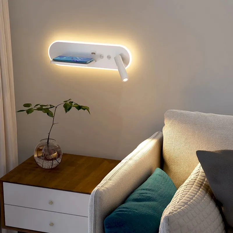 Barriva Wireless Charging   Reading Wall Lamp