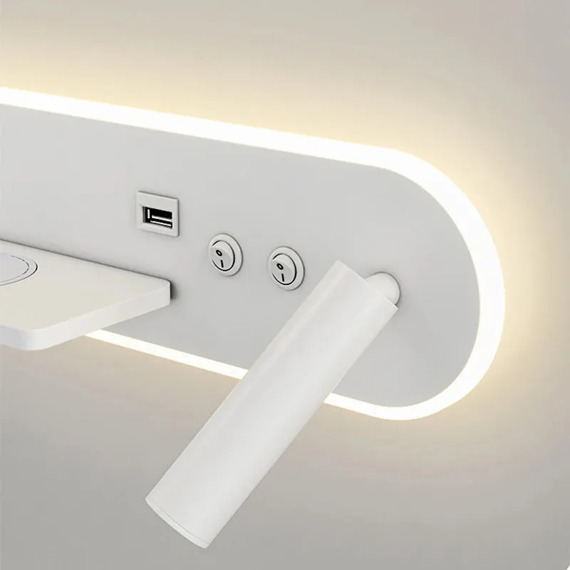 Barriva Wireless Charging   Reading Wall Lamp