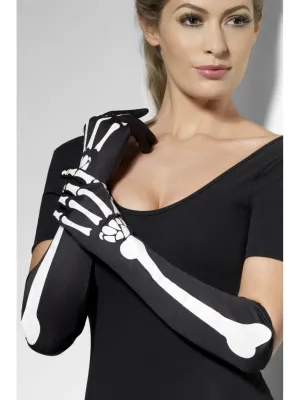 Black Skeleton Gloves
