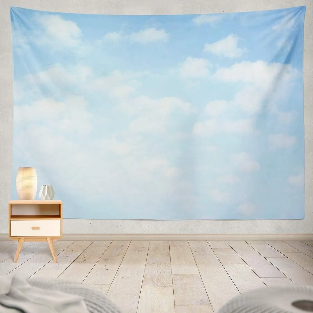 Blue Cloud Tapestry