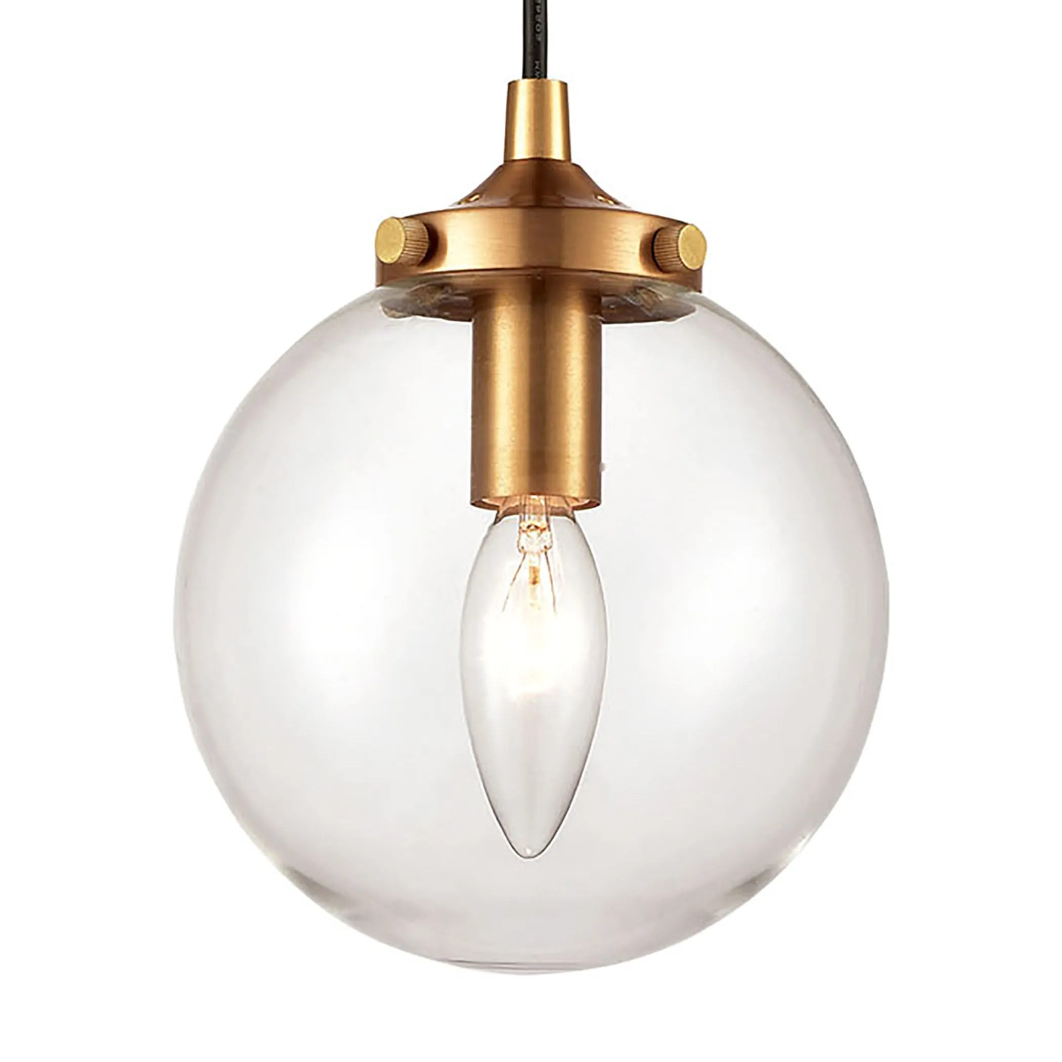 Boudreaux 6" 1 Light Mini Pendant in Antique Gold