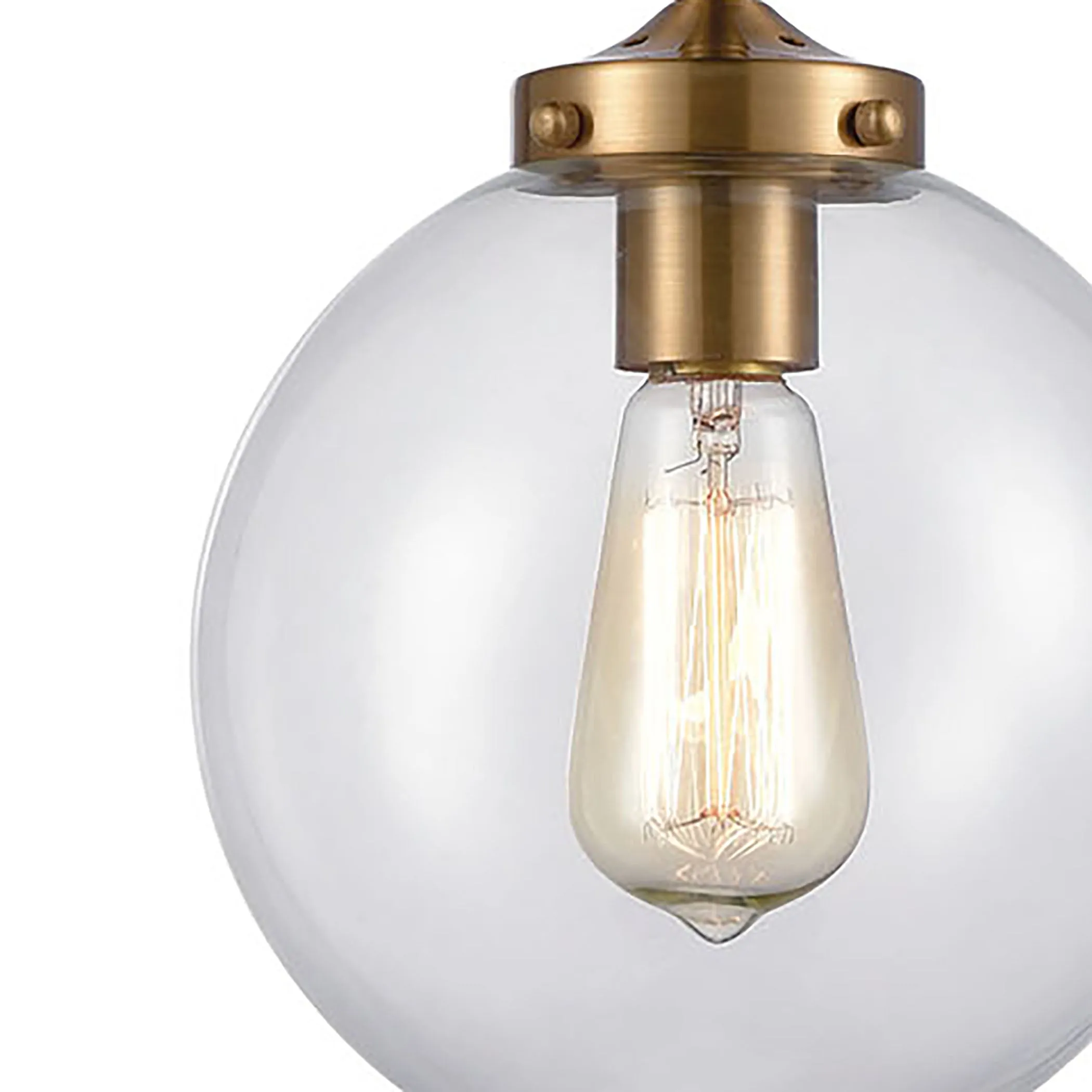 Boudreaux 8" 1 Light Mini Pendant in Antique Gold