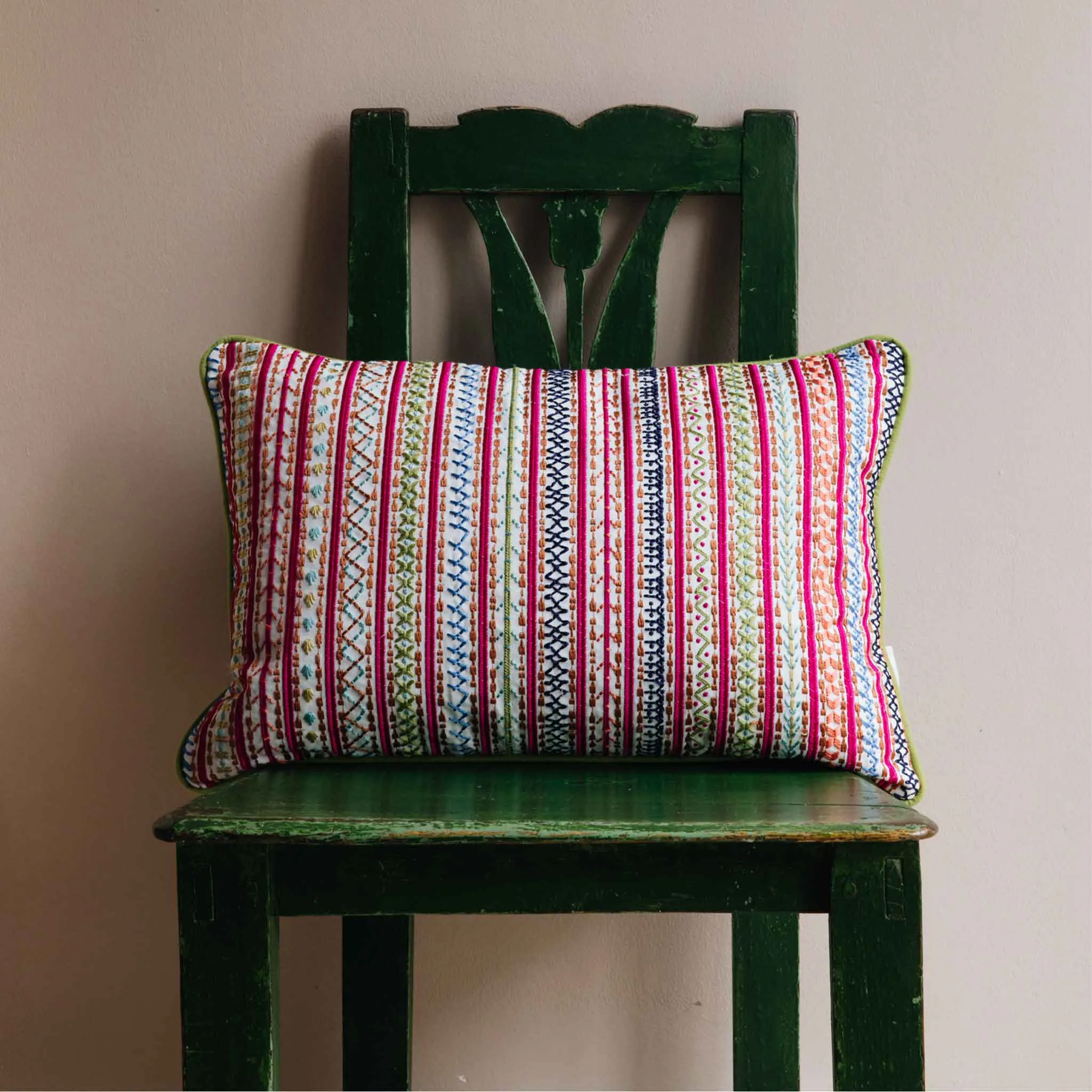 Capri Pink Oblong Cushion