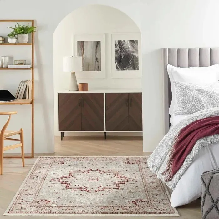 Carina CNA02 Brick/Silver Rug