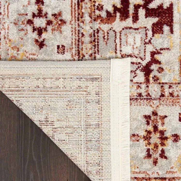 Carina CNA02 Brick/Silver Rug