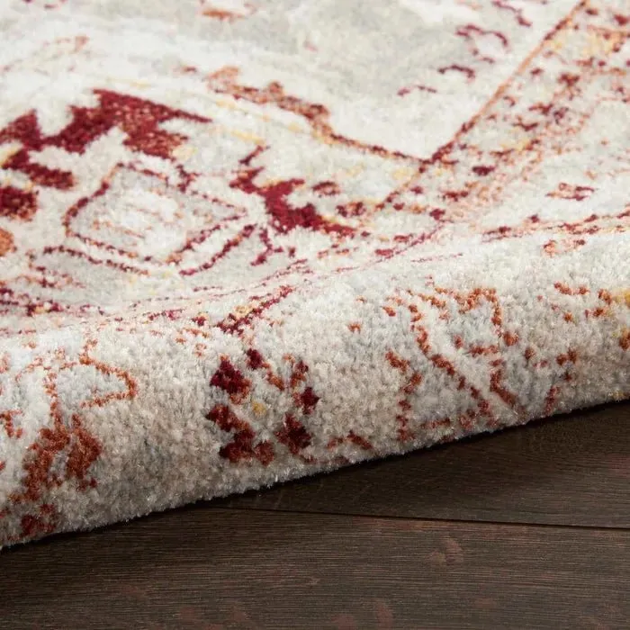 Carina CNA02 Brick/Silver Rug