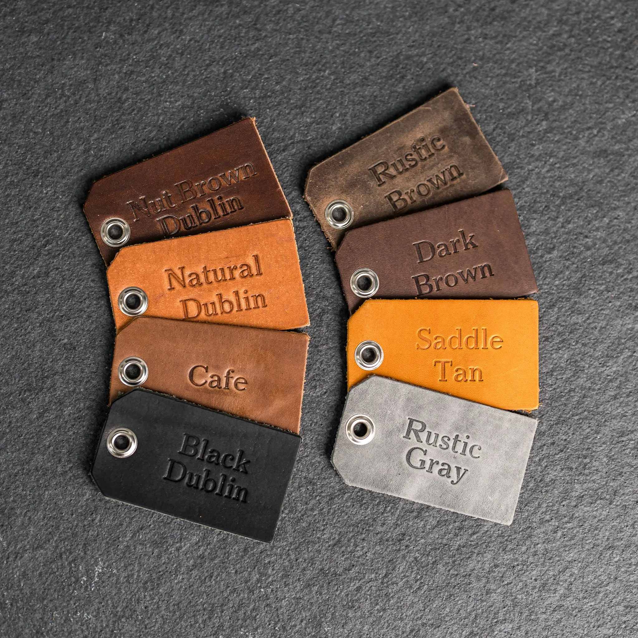 Cheery Mishaps - Custom Leather Patches - Personalized with Logo, Text, or Initials - Blank Leather Patches