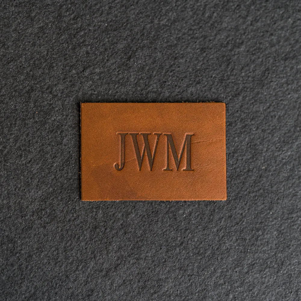 Cheery Mishaps - Custom Leather Patches - Personalized with Logo, Text, or Initials - Blank Leather Patches