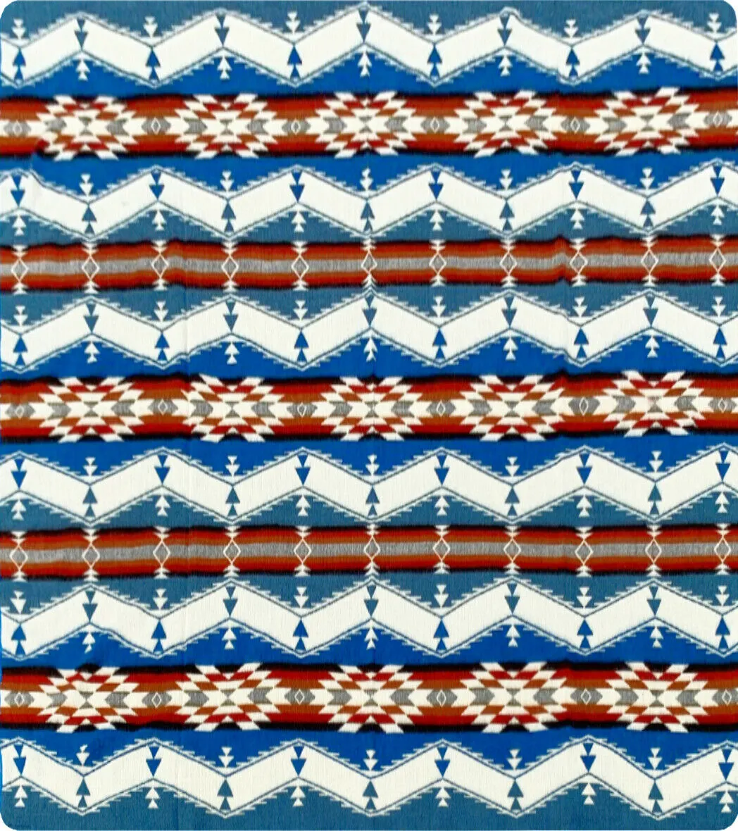 Chirupe - Baby Alpaca Blanket - Extra Large - Aztec Southwest Pattern