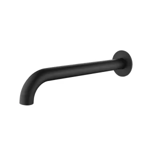 CLIO Bath Spout 200mm Wall Mount Matte Black