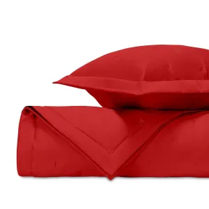 Croix Quilted Bright Red by Home Treasures
