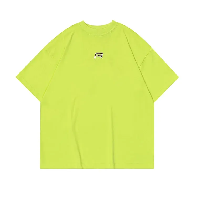 Cyber Wing Embroidered Tee - Short Sleeve Casual Summer Top