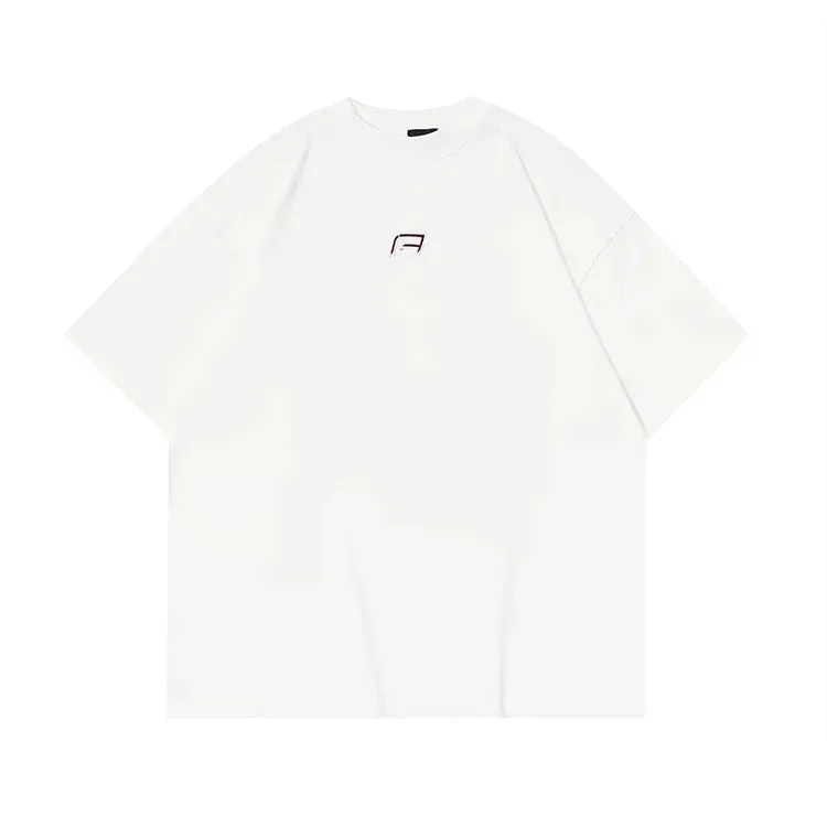 Cyber Wing Embroidered Tee - Short Sleeve Casual Summer Top