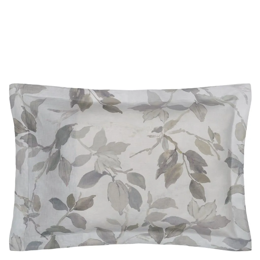 Designers Guild Fleurs Blanche Platinum Bedding