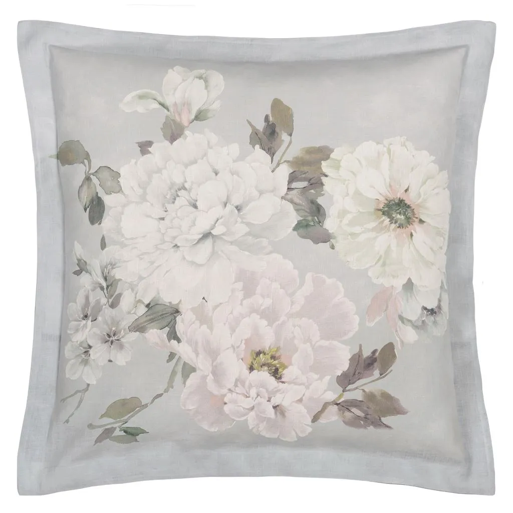 Designers Guild Fleurs Blanche Platinum Bedding