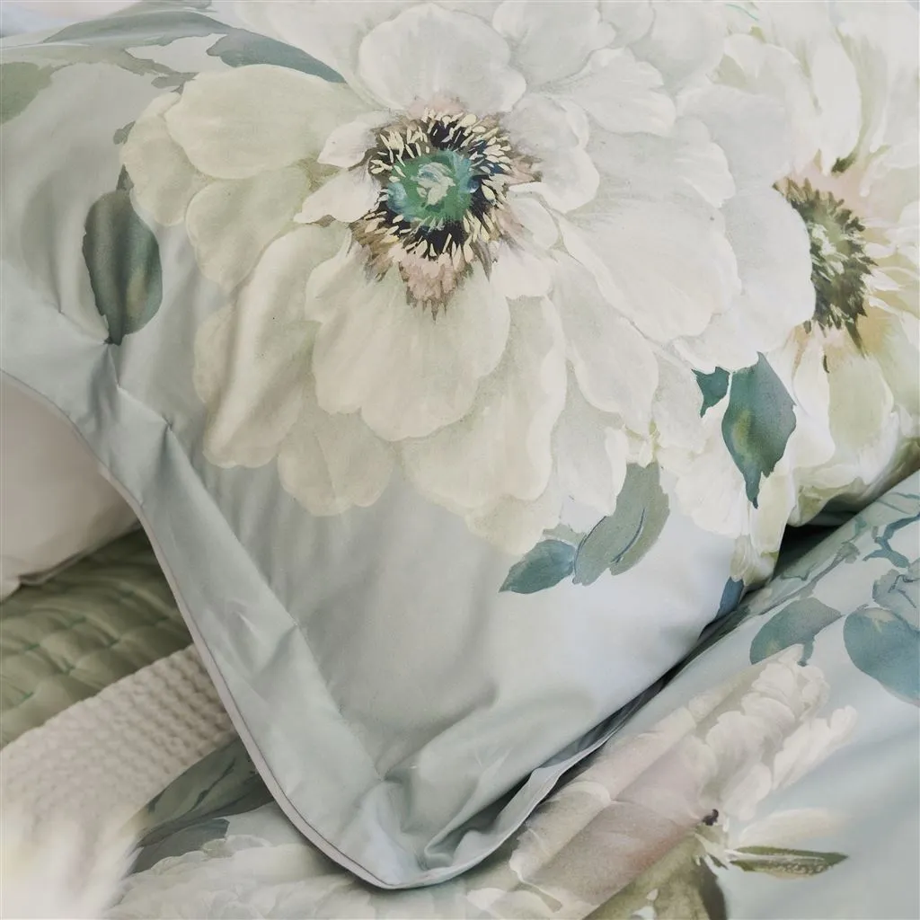 Designers Guild Fleurs Blanche Platinum Bedding