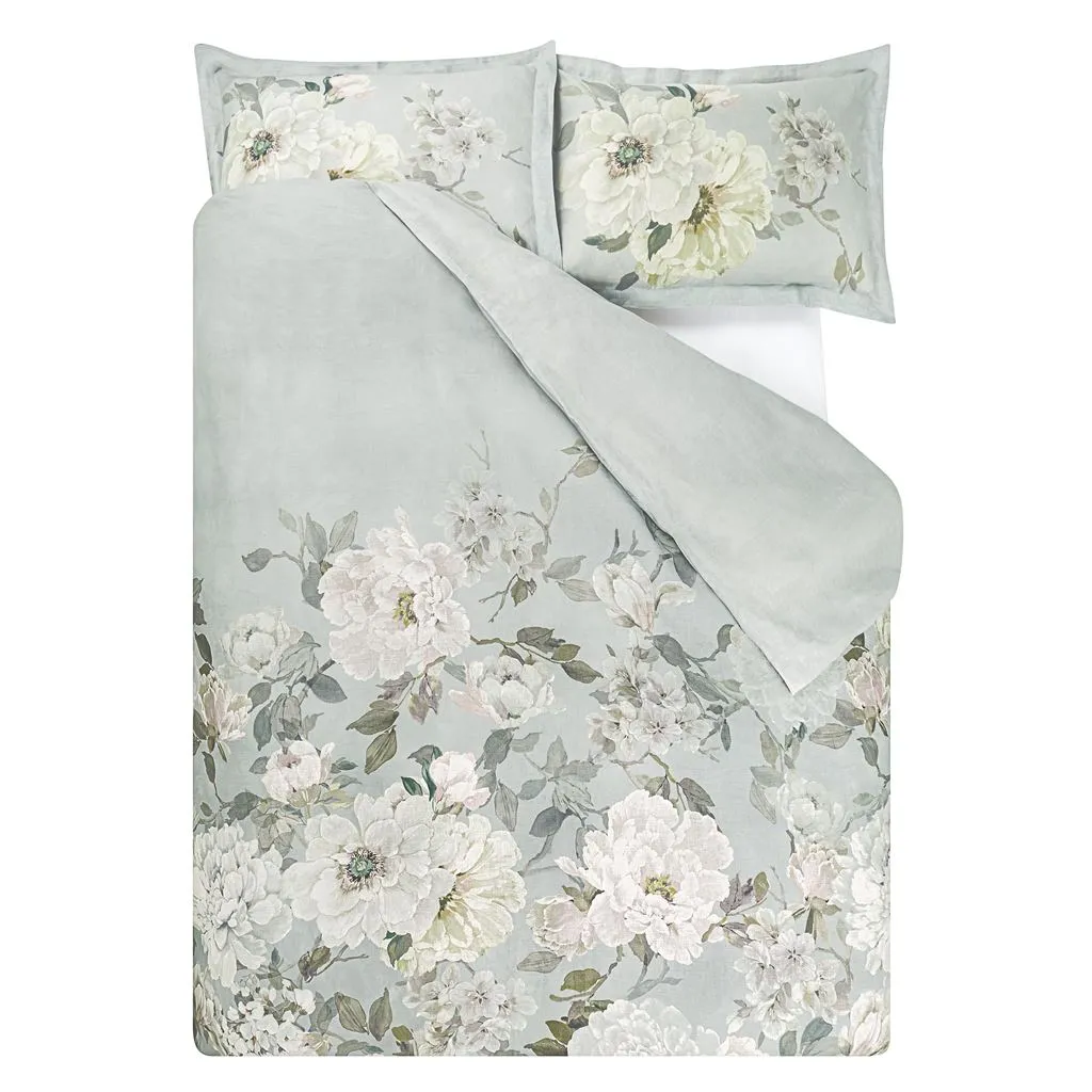 Designers Guild Fleurs Blanche Platinum Bedding