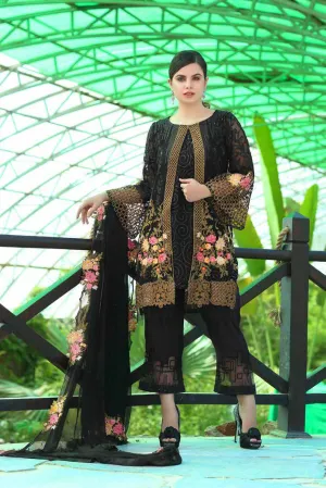 Eshaal Luxury Embroidered Festive Eid Chiffon Collection by Emaan Adeel – EA06