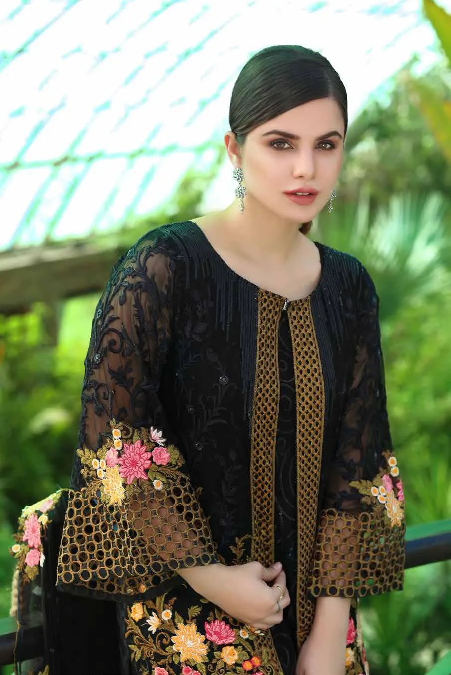 Eshaal Luxury Embroidered Festive Eid Chiffon Collection by Emaan Adeel – EA06