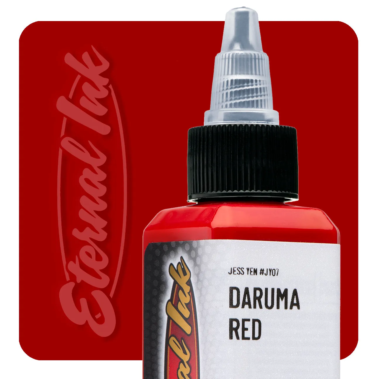 Eternal Jess Yen Daruma Red Ink