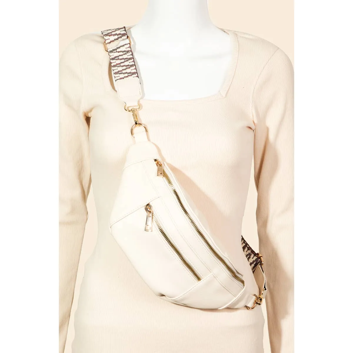 Faux Leather Fanny Pack Bag