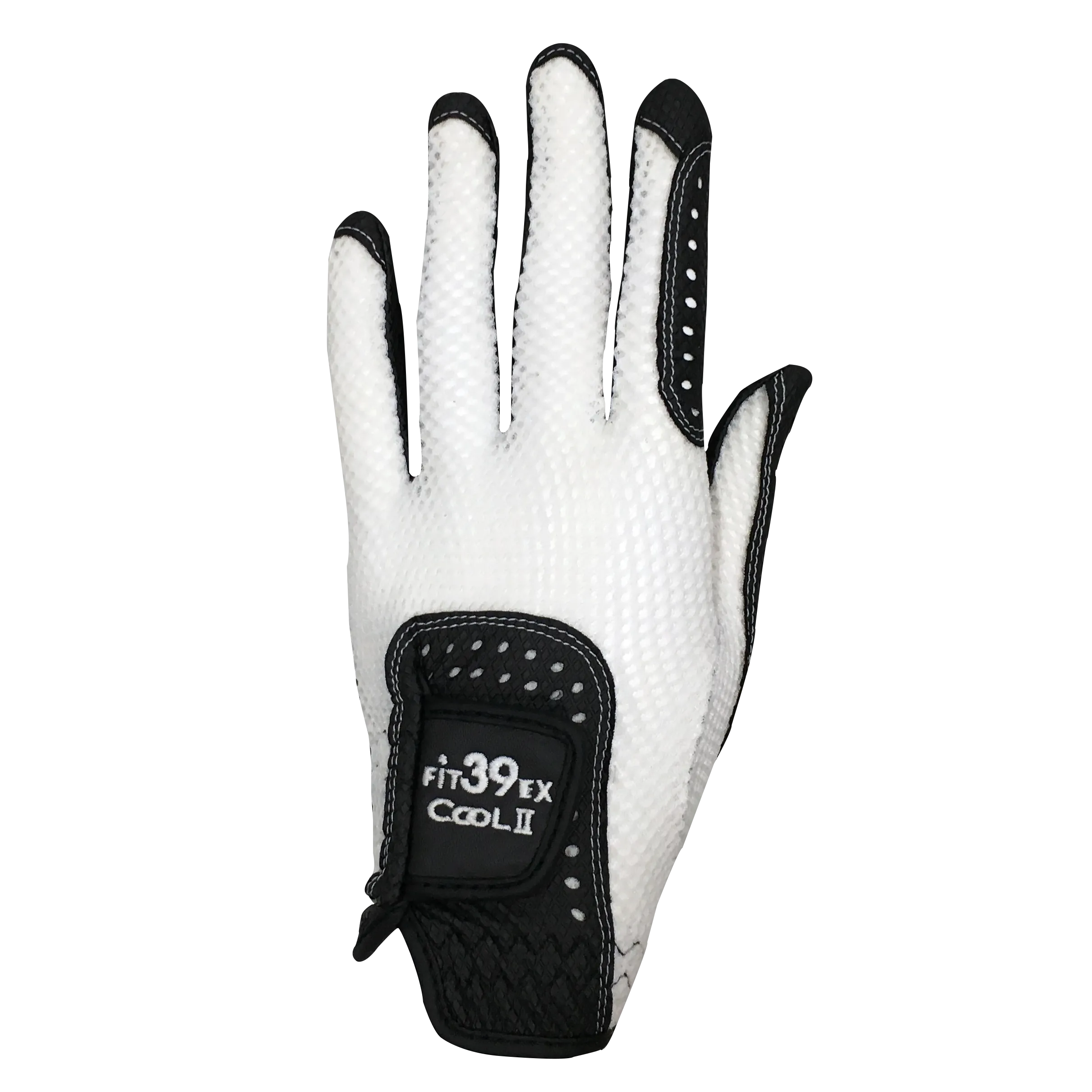 FIT39 Golf Glove COOL II CD White Black