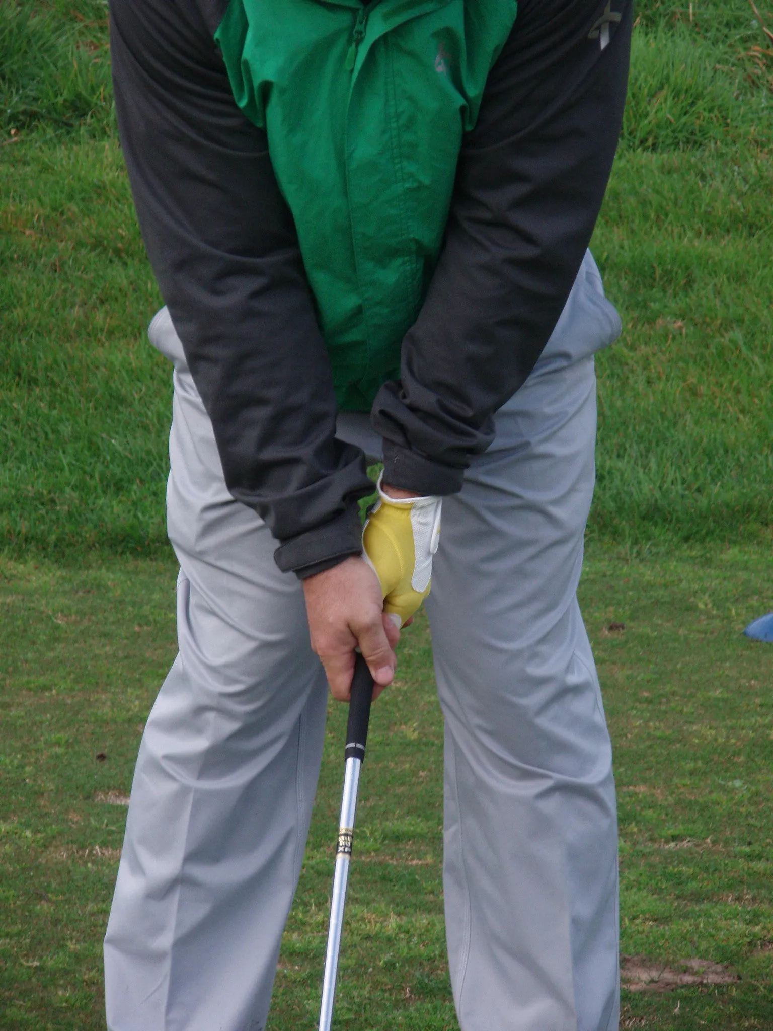 FIT39 Golf Glove - Green/White