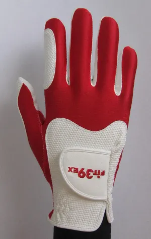 FIT39 Golf Glove - Red/White (Right-Hand)