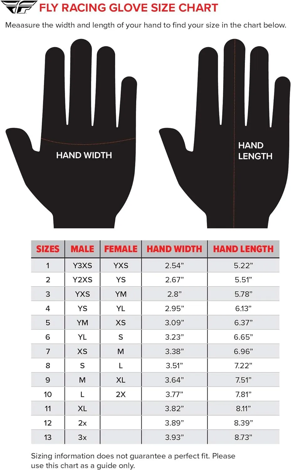Fly Racing Women's F-16 MX BMX MTB Off-Road Riding Glove