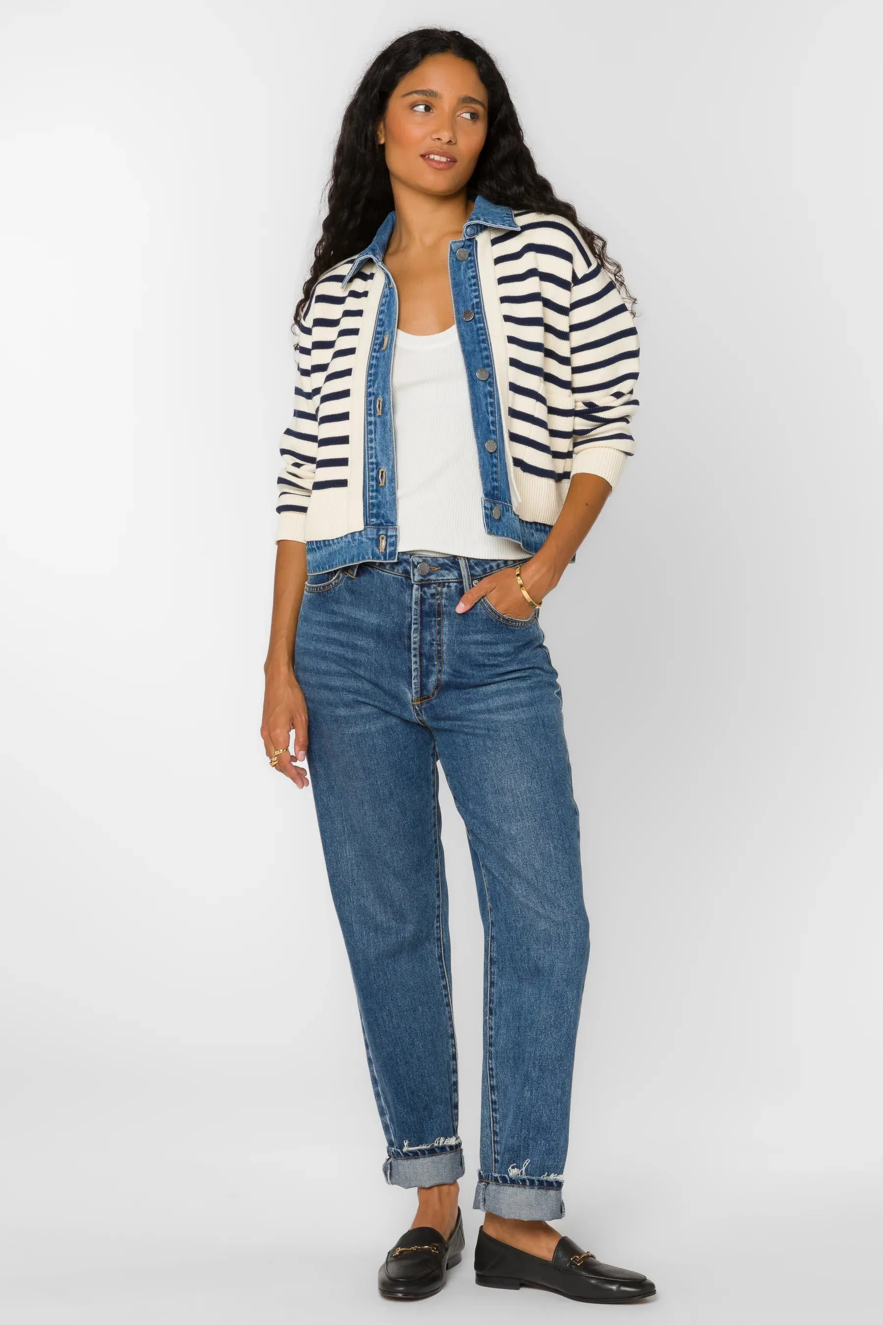 Francis Stripe Cardigan