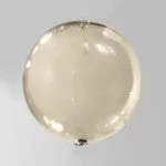 Glass globe modular pendants with circular base