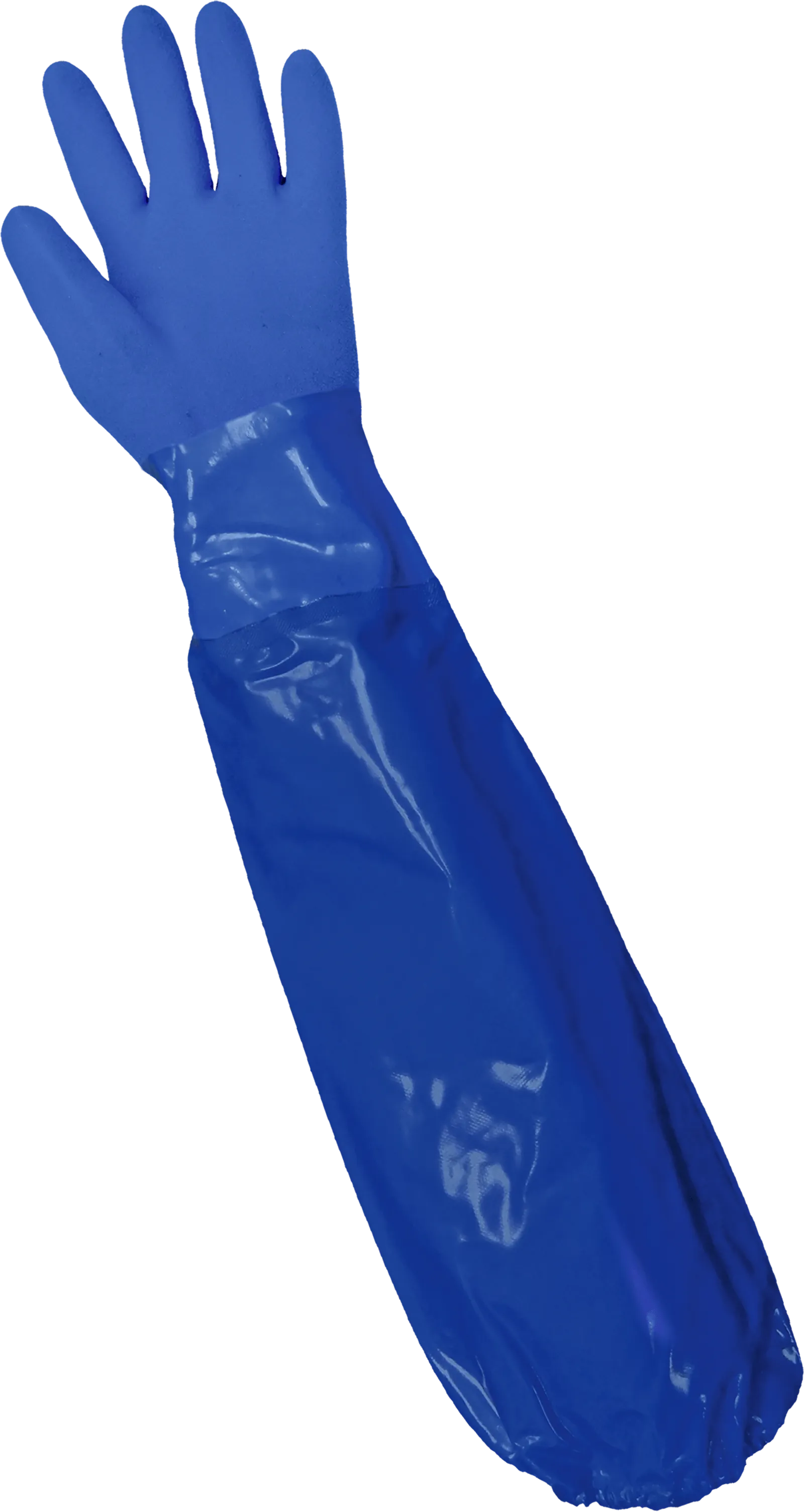 Global Glove FrogWear® Shoulder Length Triple-Coated PVC Abrasion Resistant Chemical Handling Gloves - 8690