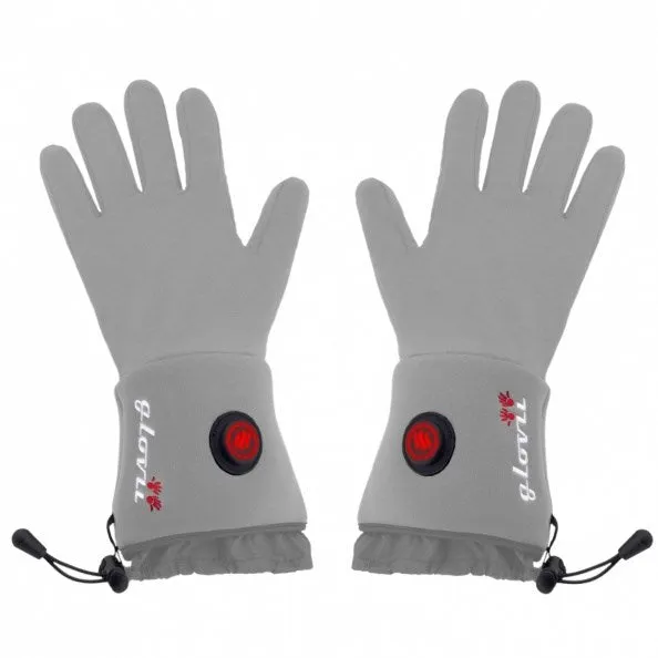 Glovii Universal Heated Gloves Gray L-Xl