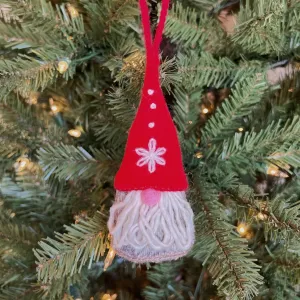 Gnome Felt Ornament