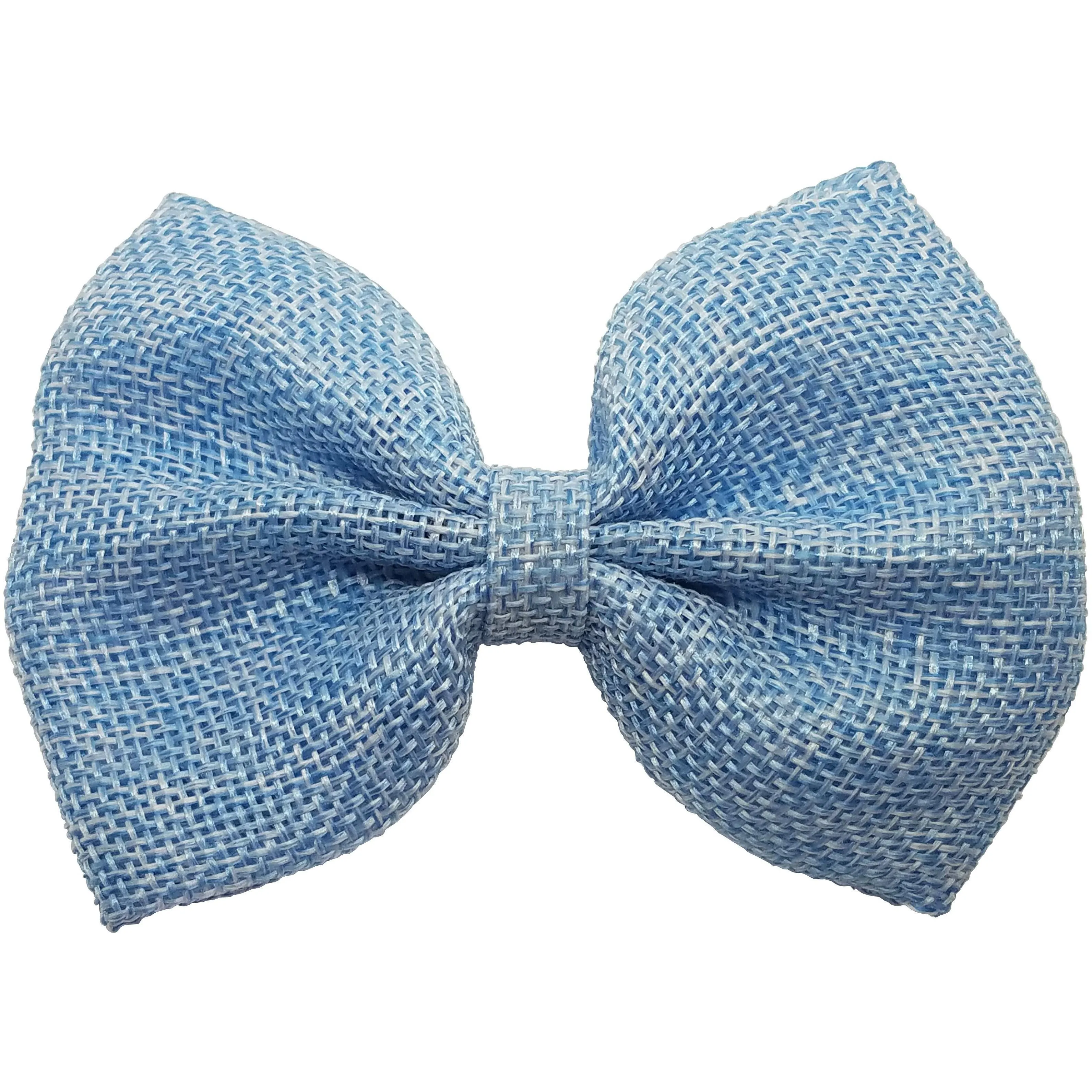 Grey 4" inch Burlap Bows Universal
