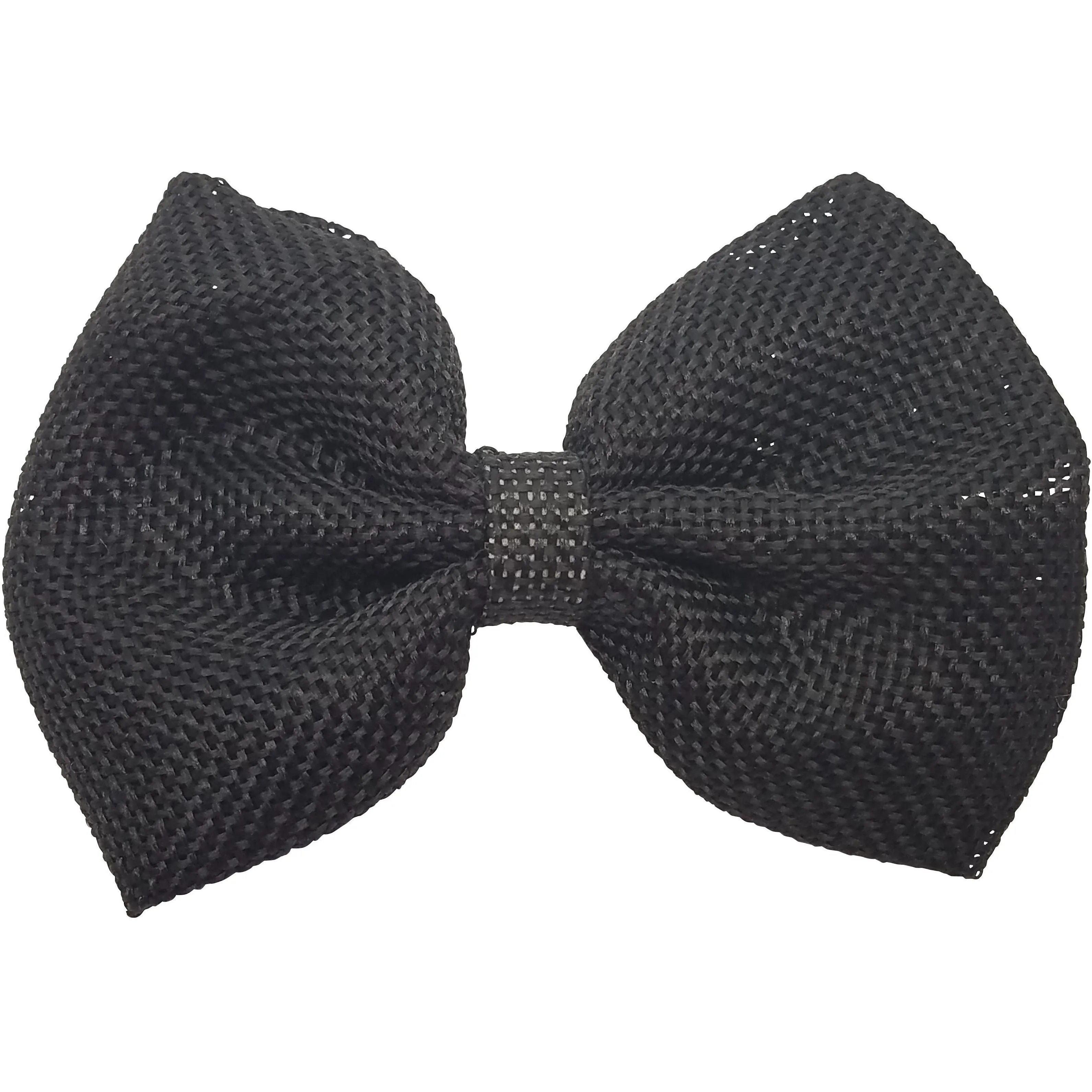 Grey 4" inch Burlap Bows Universal