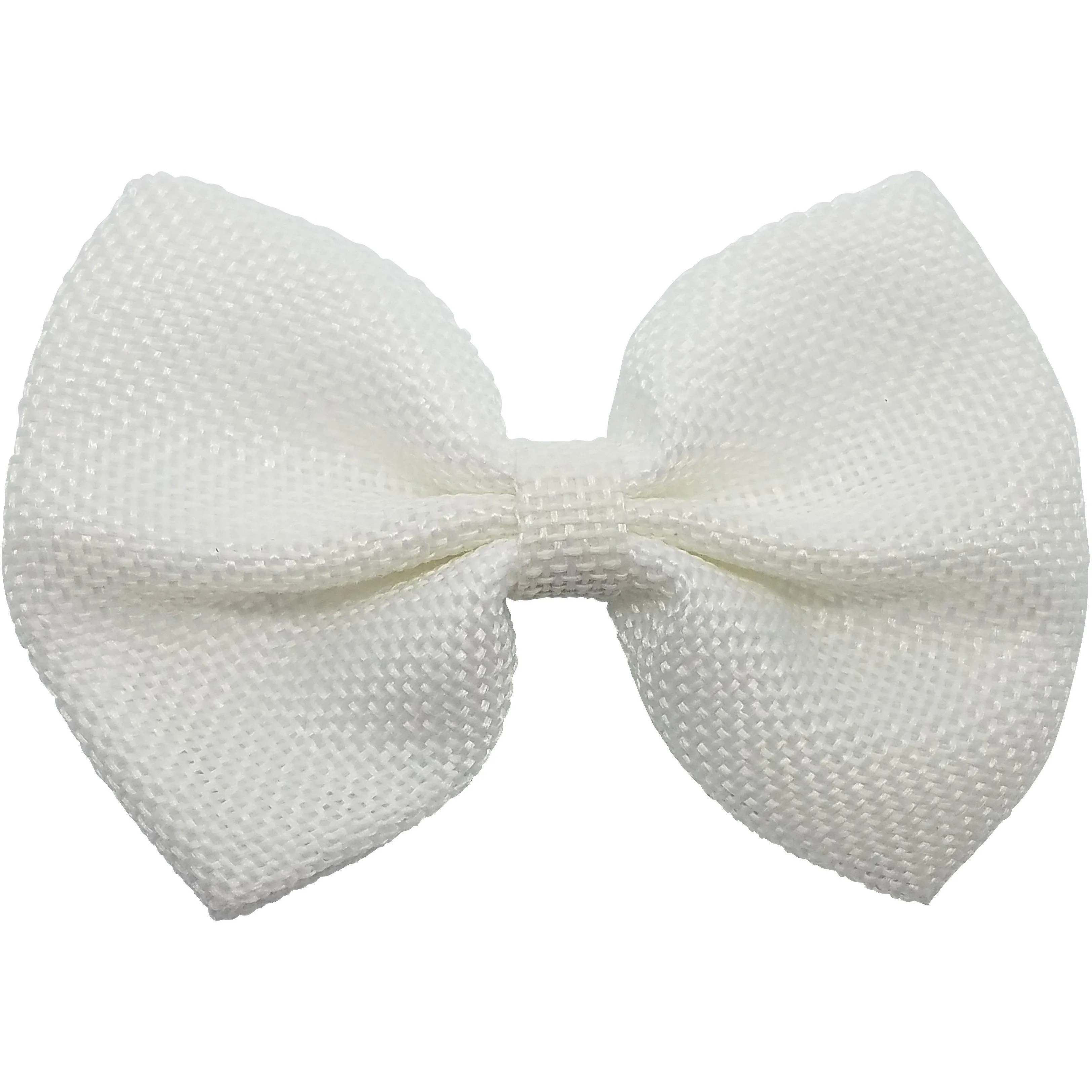 Grey 4" inch Burlap Bows Universal