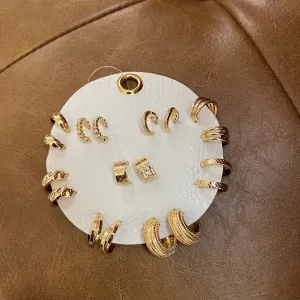 Hoop Earrings Set