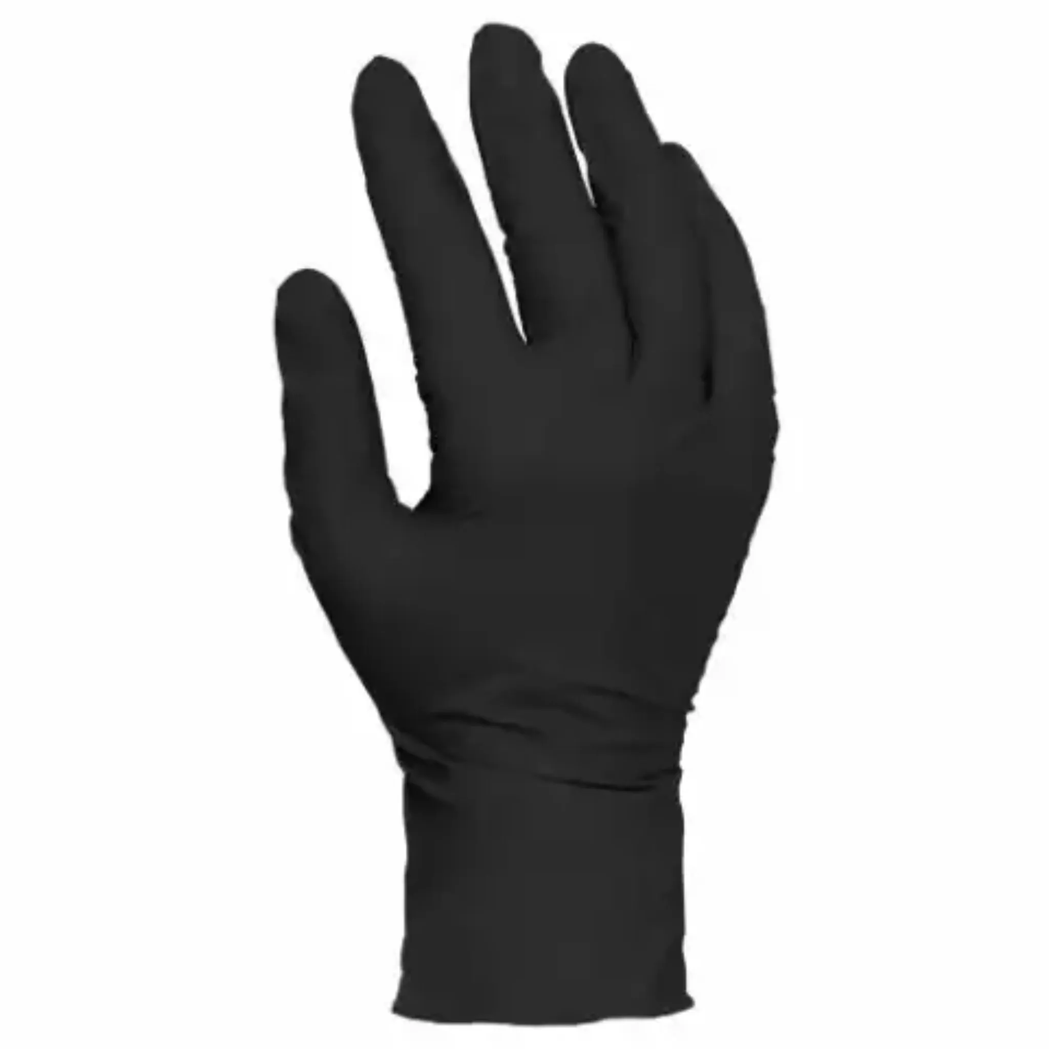 Hospeco ProWorks GL-N107FL-XL Powder Free 7 Mil Nitrile Exam Gloves, Black, X-Large, Box of 100, Case of 10 Boxes