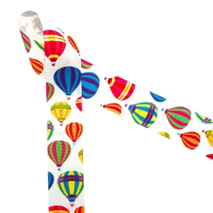 Hot Air Balloon ribbon on 1.5" grosgrain