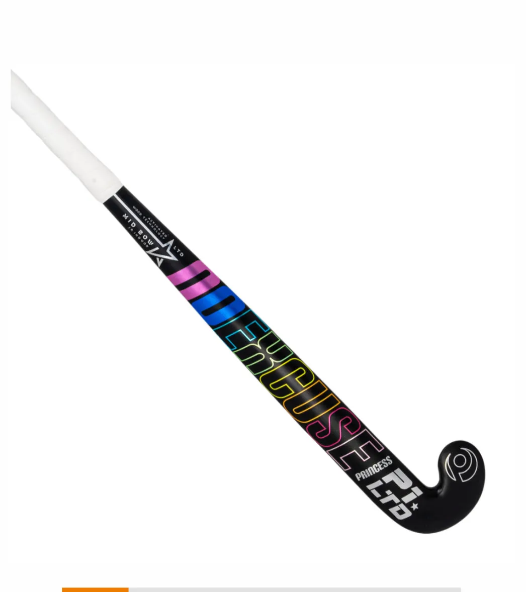 INDOOR Princess Youth Fiberglass Wood Field Hockey Sticks Choose Design & Size 28"-36"
